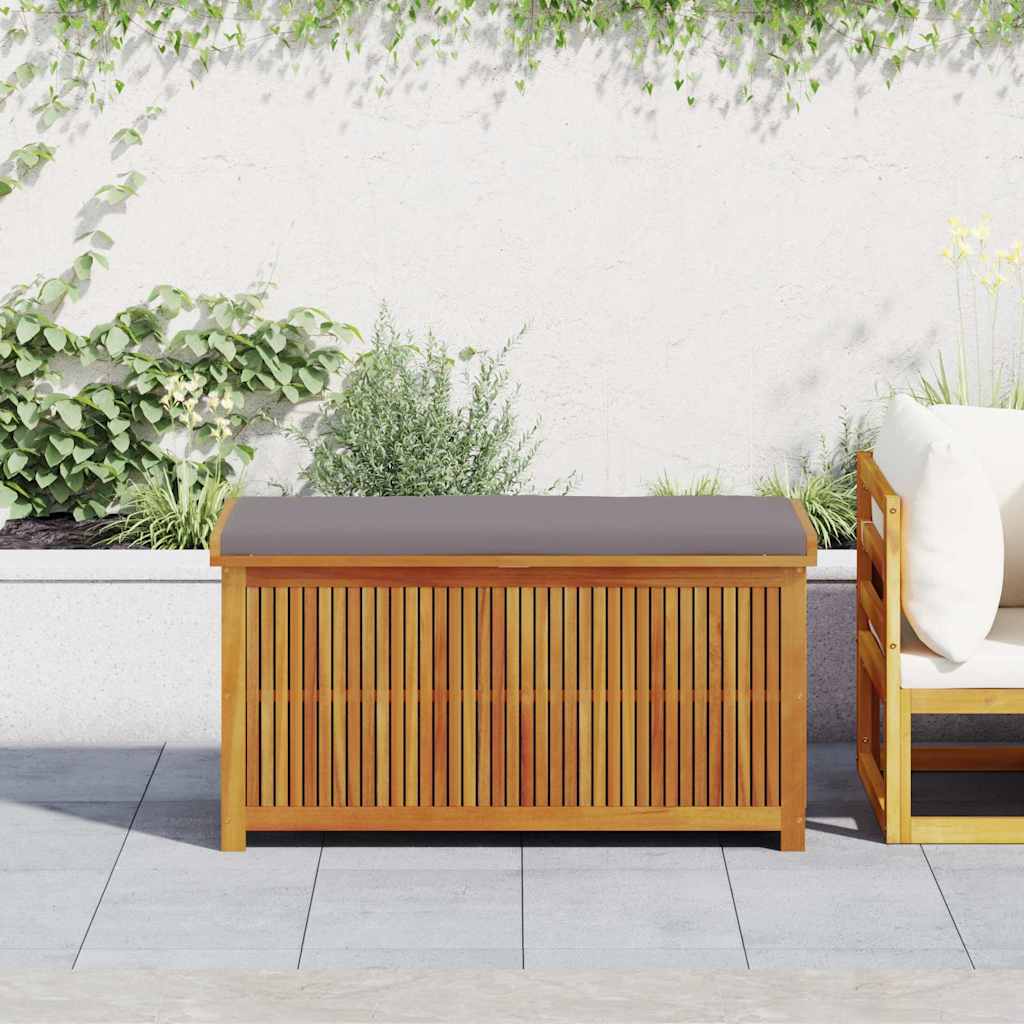 vidaXL Kussenbox voor buiten 60x50x61 cm massief acaciahout
