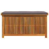 vidaXL Kussenbox voor buiten 60x50x61 cm massief acaciahout