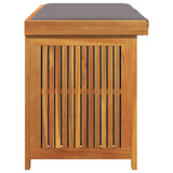 vidaXL Kussenbox voor buiten 60x50x61 cm massief acaciahout