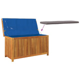 vidaXL Kussenbox voor buiten 60x50x61 cm massief acaciahout