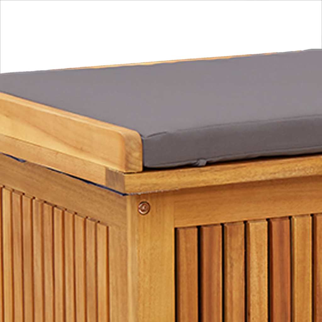 vidaXL Kussenbox voor buiten 60x50x61 cm massief acaciahout