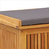 vidaXL Kussenbox voor buiten 60x50x61 cm massief acaciahout