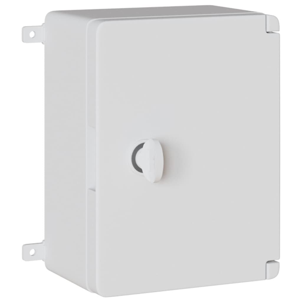 vidaXL Control Cabinet Grey 25 x 13 x 24 cm ABS Plastic