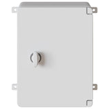 vidaXL Control Cabinet Grey 25 x 13 x 24 cm ABS Plastic