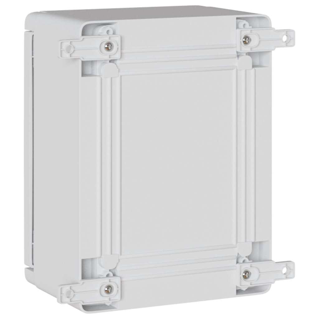vidaXL Control Cabinet Grey 25 x 13 x 24 cm ABS Plastic