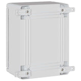 vidaXL Control Cabinet Grey 25 x 13 x 24 cm ABS Plastic