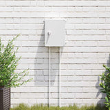 vidaXL Control Cabinet Grey 25 x 13 x 24 cm ABS Plastic