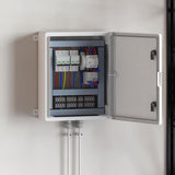 vidaXL Control Cabinet Grey 25 x 13 x 24 cm ABS Plastic