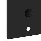 vidaXL Polish Flag Pendant Black 10.5 x 7.5 x 0.25 cm Steel