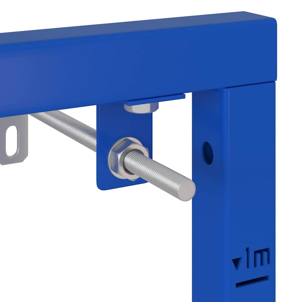 vidaXL Badkamer wandondersteuning Blauw 50 x 3 x 112 cm