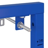 vidaXL Badkamer wandondersteuning Blauw 50 x 3 x 112 cm