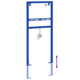 vidaXL Badkamer wandondersteuning Blauw 50 x 3 x 112 cm