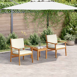 vidaXL Tuinbank Set 4 pcs Bruin 120 x 65,5 x 79 cm Massief Acacia Hout
