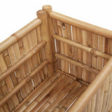 vidaXL Verhoogd bed Bruin 70 x 35 x 70 cm Bamboe