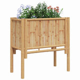 vidaXL Verhoogd bed Bruin 70 x 35 x 70 cm Bamboe
