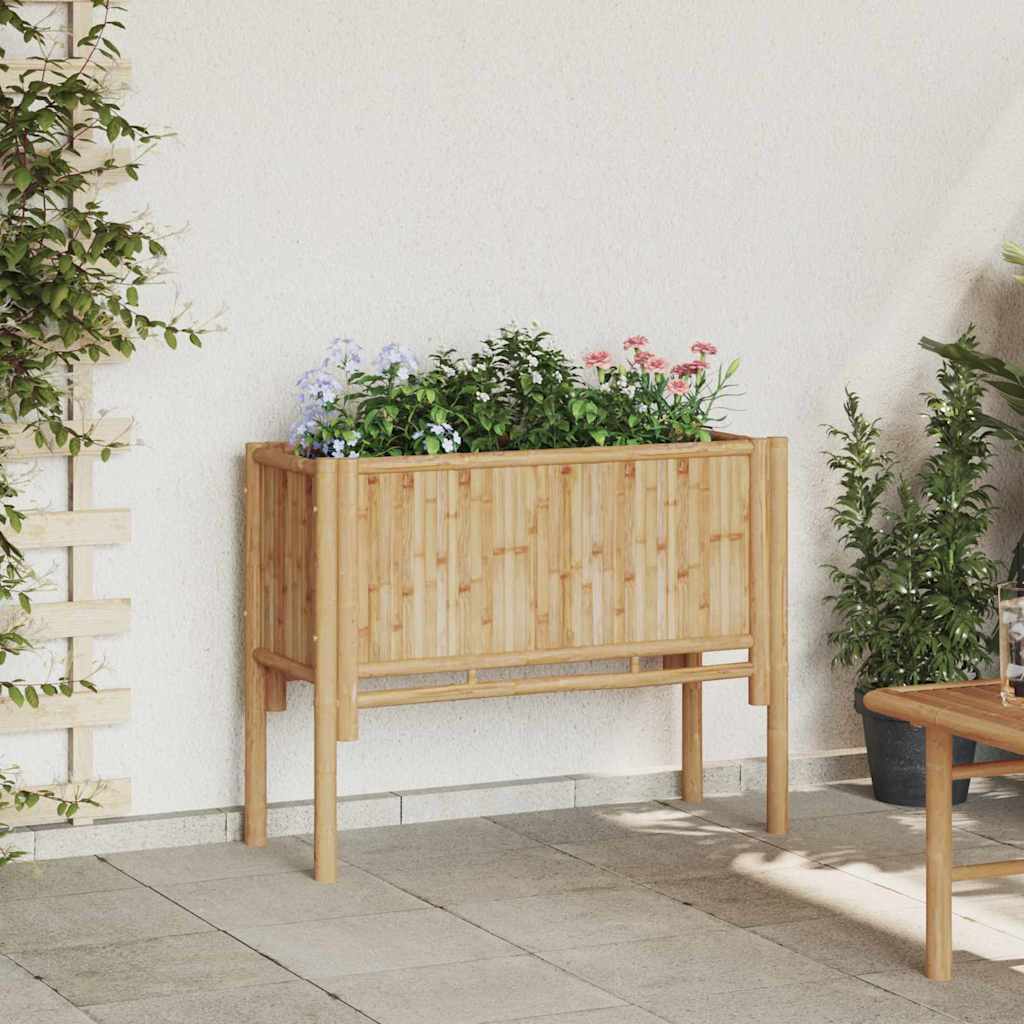 vidaXL Verhoogd bed Bruin 70 x 35 x 70 cm Bamboe