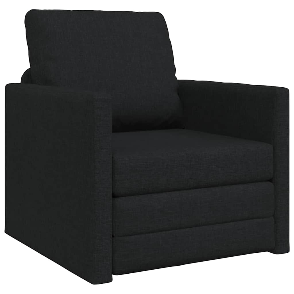 vidaXL Slaapbank vloermodel 2-in-1 112x174x55 cm stof lichtgrijs
