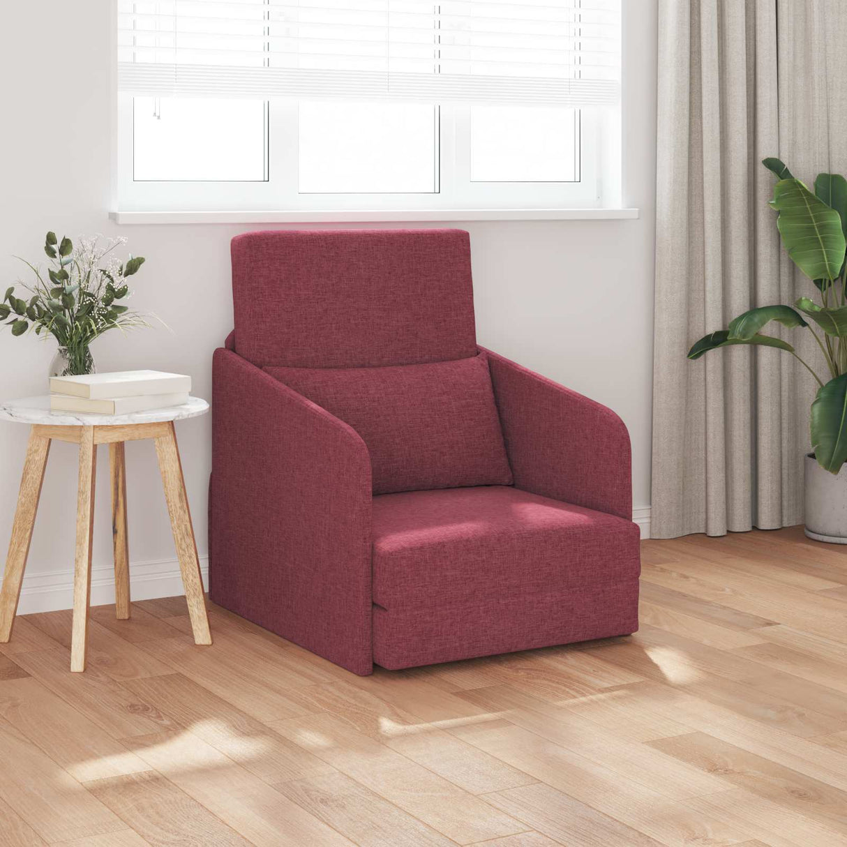 vidaXL Slaapbank 60cm Lichtgrijs Stof