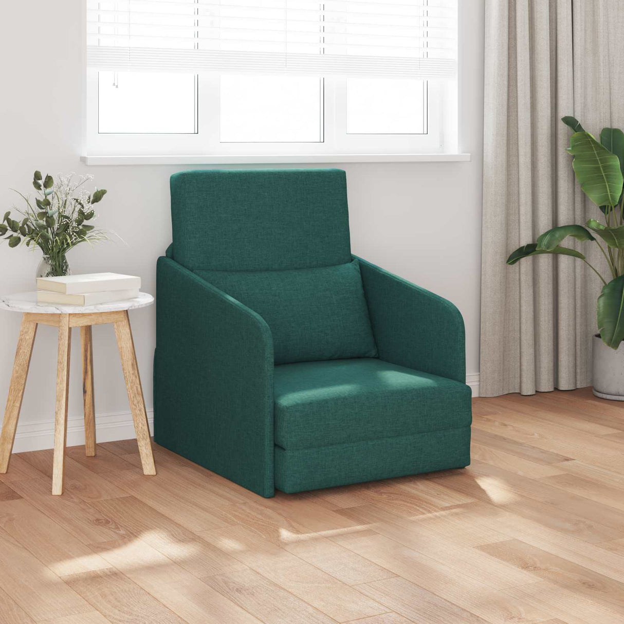 vidaXL Slaapbank 60cm Lichtgrijs Stof
