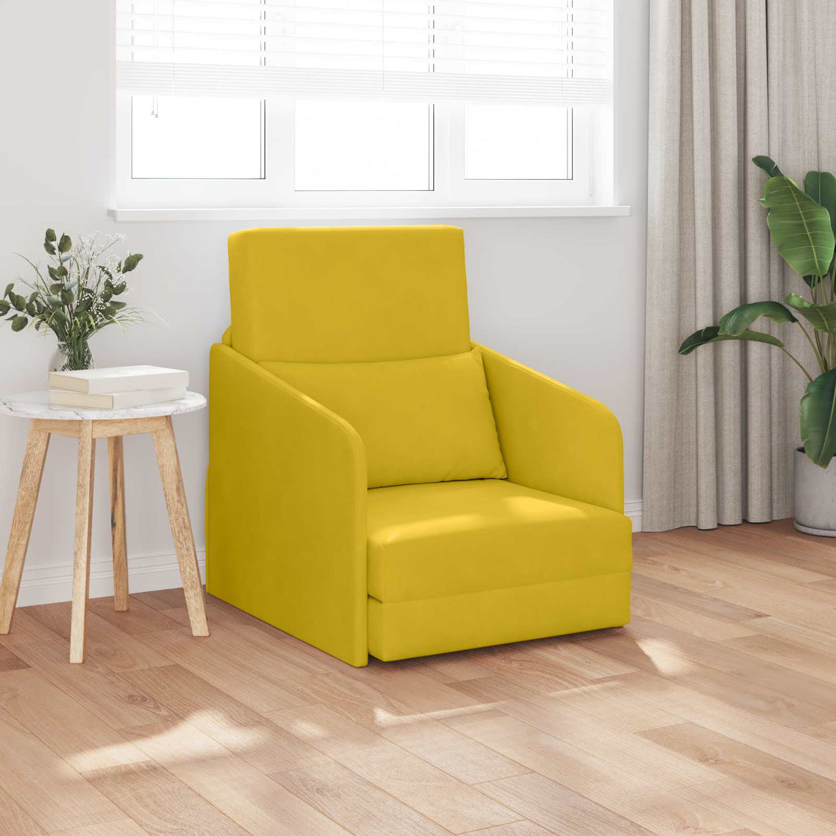 vidaXL Slaapbank Blauw 65 x 80 x 83 cm Fluweel