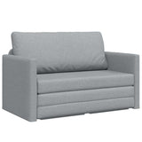 vidaXL Slaapbank 110cm Lichtgrijs Stof