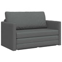 vidaXL Slaapbank 110cm Lichtgrijs Stof
