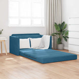vidaXL Slaapbank 110 cm Bleu Fluweel