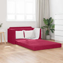 vidaXL Slaapbank 110 cm Bleu Fluweel