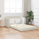 vidaXL Slaapbank 110 cm Bleu Fluweel