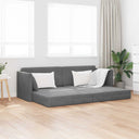 vidaXL Vloerslaapbank 200cm Blauw Fluweel