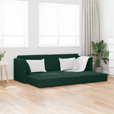 vidaXL Vloerslaapbank 200cm Blauw Fluweel