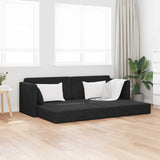 vidaXL Vloerslaapbank 200cm Blauw Fluweel