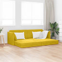 vidaXL Vloerslaapbank 200cm Blauw Fluweel