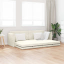 vidaXL Vloerslaapbank 200cm Blauw Fluweel