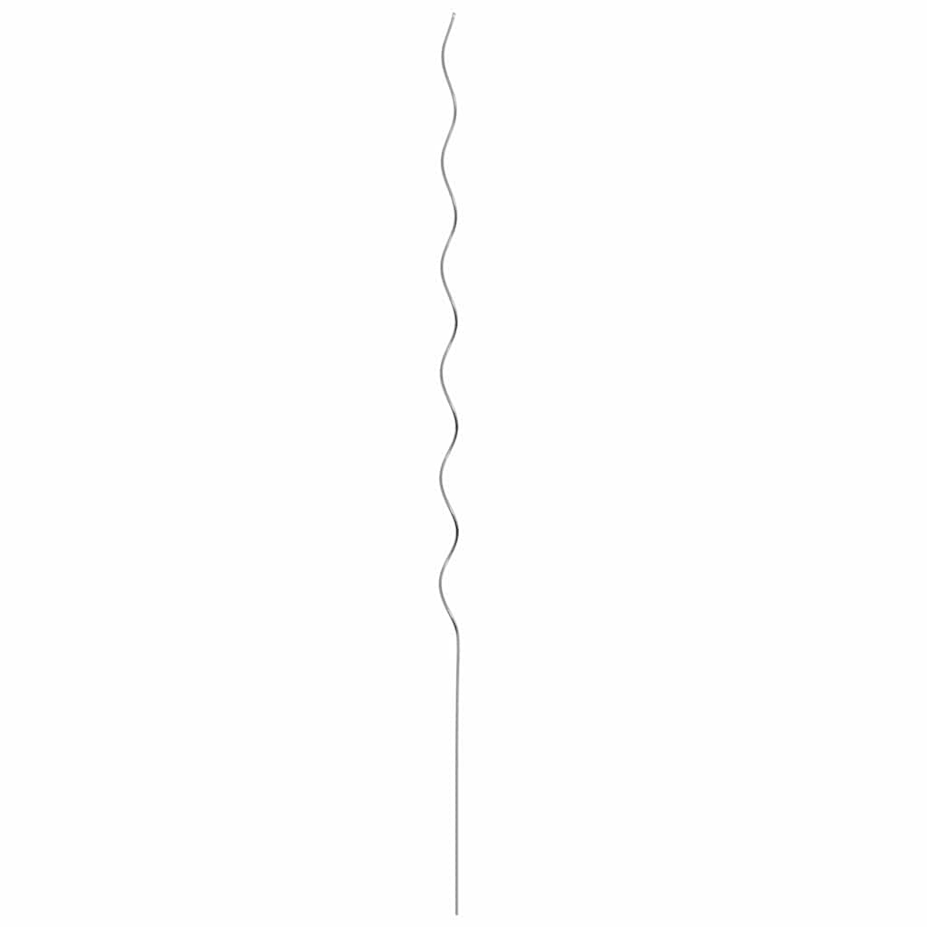 vidaXL Plantondersteuning 50 pcs Zilver 110 x 0.6 x 0.6 cm Staal