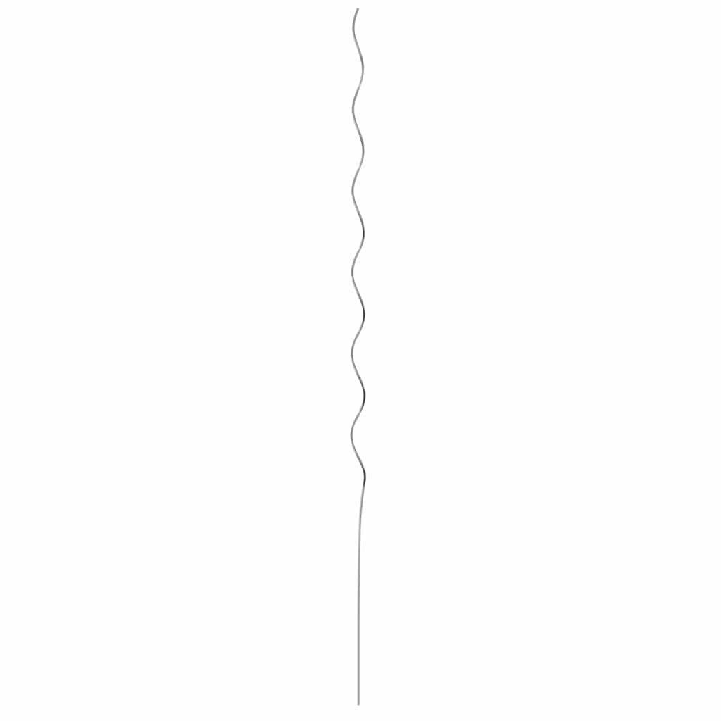 vidaXL Plantondersteuning 50 pcs Zilver 110 x 0.6 x 0.6 cm Staal