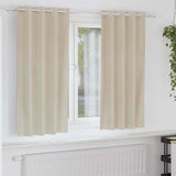 vidaXL Blackout Curtains 2 pcs Black 140 x 140 cm Velvet