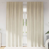 vidaXL Blackout Curtains 2 pcs Black 140 x 140 cm Velvet