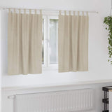 vidaXL Blackout Curtains 2 pcs Black 140 x 140 cm Velvet
