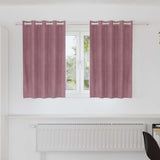 vidaXL Blackout Curtains 2 pcs Black 140 x 140 cm Velvet
