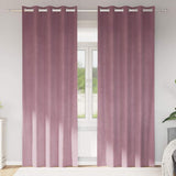 vidaXL Blackout Curtains 2 pcs Black 140 x 140 cm Velvet