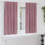 vidaXL Blackout Curtains 2 pcs Black 140 x 140 cm Velvet