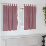 vidaXL Blackout Curtains 2 pcs Black 140 x 140 cm Velvet