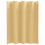 vidaXL Blackout Gordijnen met Ringen 2 pcs Beige 140 x 140 cm