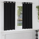 vidaXL Blackout Gordijnen met Ringen 2 pcs Beige 140 x 140 cm