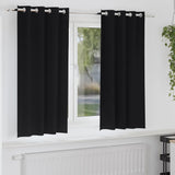 vidaXL Blackout Gordijnen met Ringen 2 pcs Beige 140 x 140 cm