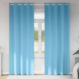 vidaXL Blackout Gordijnen met Ringen 2 pcs Beige 140 x 140 cm