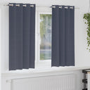 vidaXL Blackout Gordijnen met Ringen 2 pcs Beige 140 x 140 cm