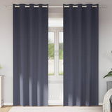 vidaXL Blackout Gordijnen met Ringen 2 pcs Beige 140 x 140 cm