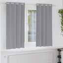 vidaXL Blackout Gordijnen met Ringen 2 pcs Beige 140 x 140 cm